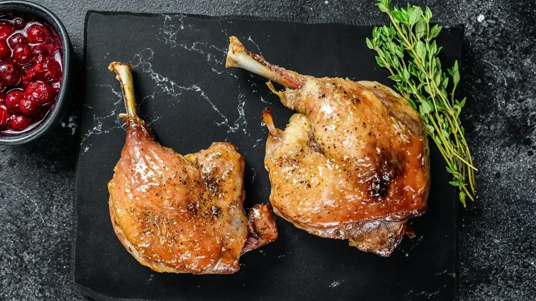 Sprøde og saftige andelår tilberedt i airfryer