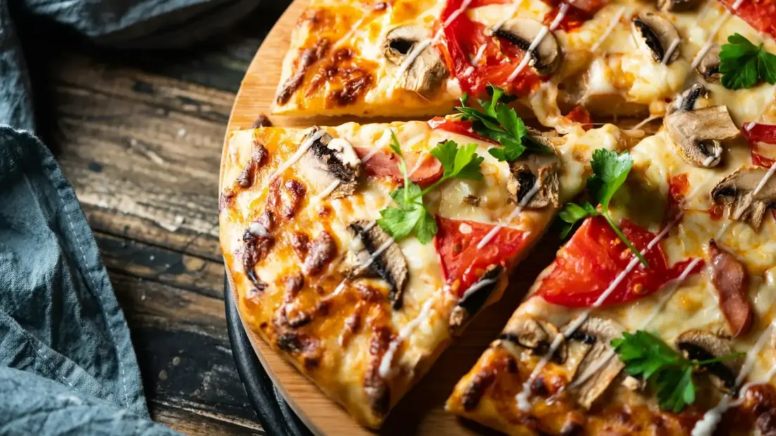 Sprød og lækker pizza lavet i airfryer
