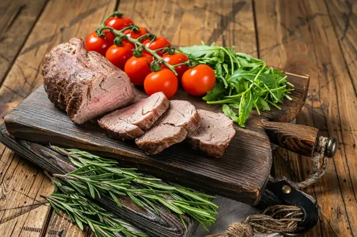 Lækker roastbeef tilberedt i airfryer